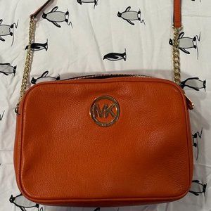 Orange Michael Kors Crossbody